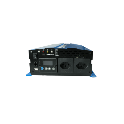 Sinus-Wechselrichter-Ladegerät mit LCD Display 12 -> 230 V 2’000 W