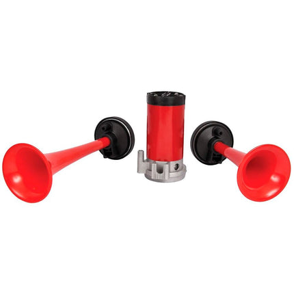 Kompressorfanfaren rot 2-Klang 12V