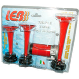 Kompressorfanfaren rot 3-Klang 12V HYF/3RM12V