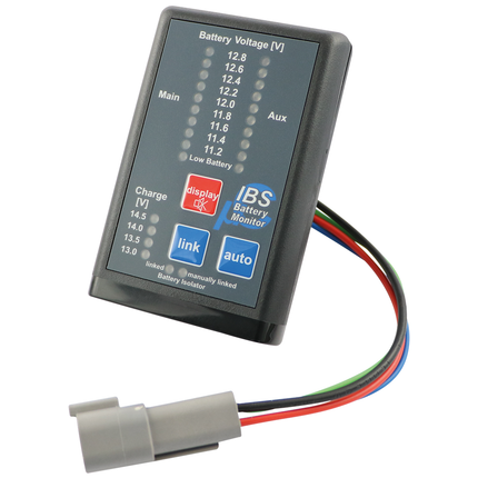 Doppelbatterie-Display 12 V -> 2 x 12 V