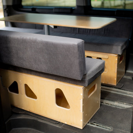 Moonbox Campingbox mit Tisch Van/Bus 119cm Modify UV-Lack Moonbox