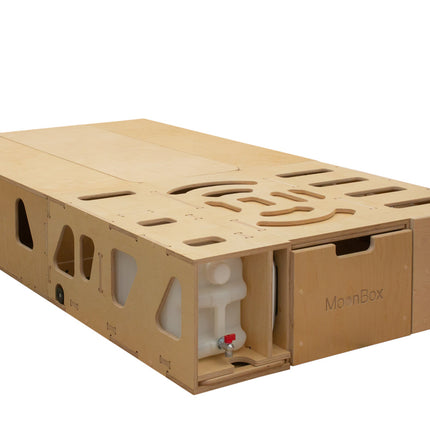 Moonbox Campingbox mit Tisch Van/Bus 119cm Modify UV-Lack Moonbox