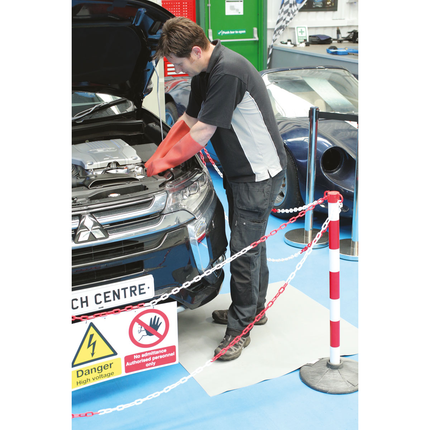 Isolier-Bodenmatte Klasse 2, Gummi gerippt