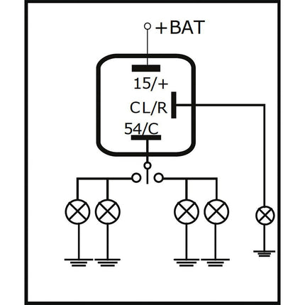 Mahle Blinkautomat 3-pol. 24V 500W ITN500/24 - Hischier Auto AG