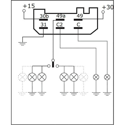 Mahle Blinkautomat 24V 2+1(6)x21W ITR/6 - Hischier Auto AG