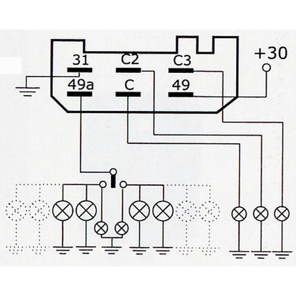 Mahle Blinkautomat 12 V 2 + 1 + 1 x 21 W ITRD6/12 - Hischier Auto AG