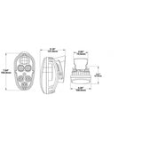 JW Speaker 515 LED-Abblendscheinwerfer 4x8“ JWS515/sz