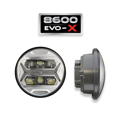 J.W. Speaker 8600 EVO-X 5.75'' LED-Hauptscheinwerfer 5 Funktionen - beheizt JW Speaker