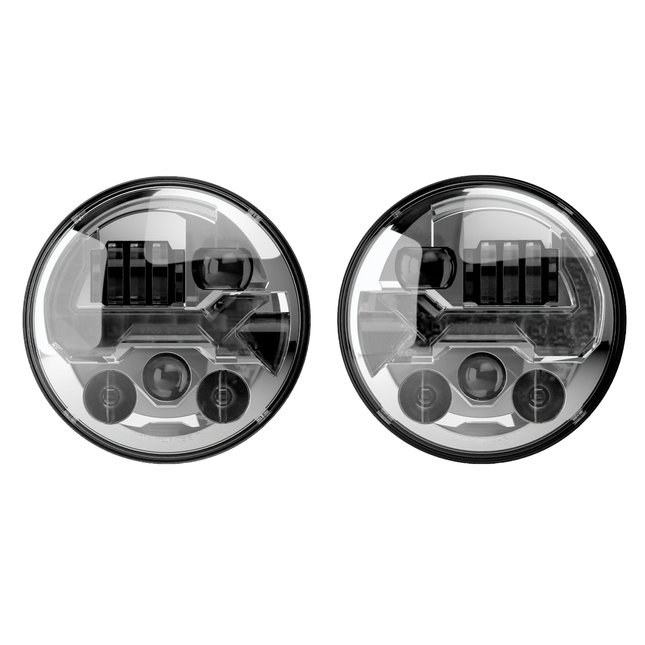 JW Speaker 8700 Evo3 - 7“ LED-Hauptscheinwerfer mit Blinker JWS8700EVO3/cr