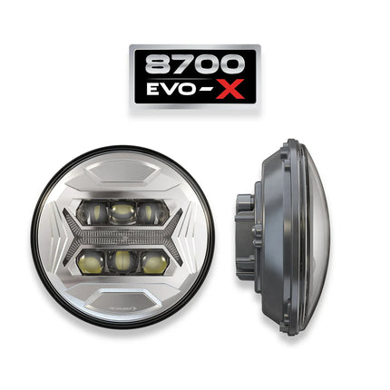 J.W. Speaker 8700 EVO-X 7'' LED-Hauptscheinwerfer 5 Funktionen - beheizt JW Speaker