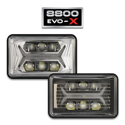J.W. Speaker 8800 EVO-X 4'' x 6'' LED-Hauptscheinwerfer - 1 - Stück