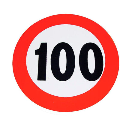 Geschwindigkeits-Begrenzungs-Schild 100 km/h