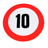 Geschwindigkeits-Begrenzungs-Schild 10 km/h K10B