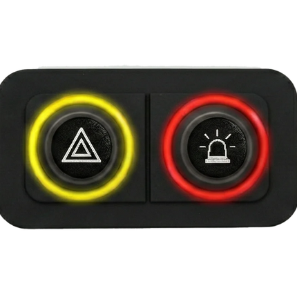 Keypad mit 2 Tasten (1x2), CAN, Deutsch Stecker - 12 / 24 V