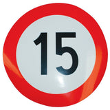 Geschwindigkeits-Begrenzungs-Schild 15 km/h K15B