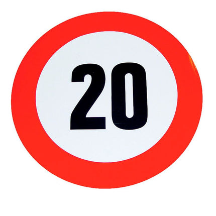 Geschwindigkeits-Begrenzungs-Schild 20 km/h