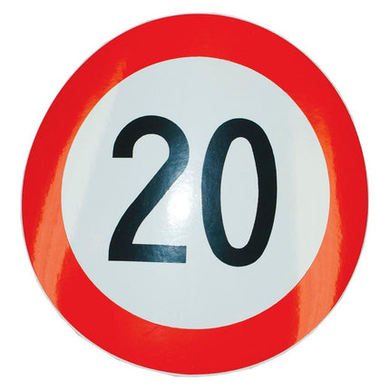 Geschwindigkeits-Begrenzungs-Schild 20 km/h