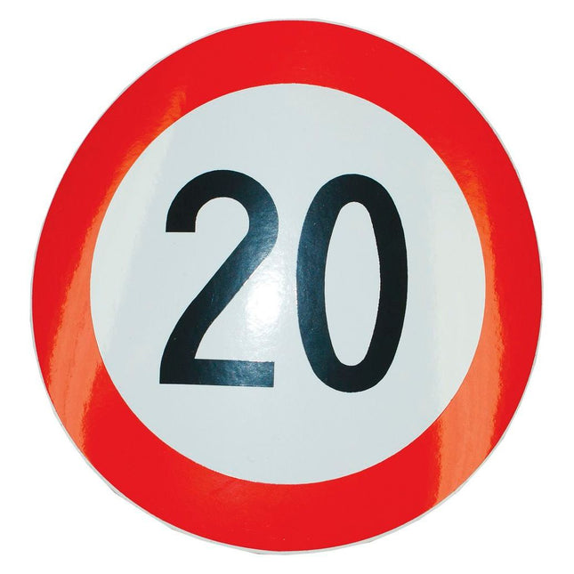 Geschwindigkeits-Begrenzungs-Schild 20 km/h K20BK