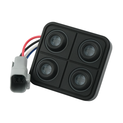 Keypad mit 4 Tasten (2X2), CAN, Deutsch Stecker - 12 / 24 V K2200SI/4 - Hischier Auto AG