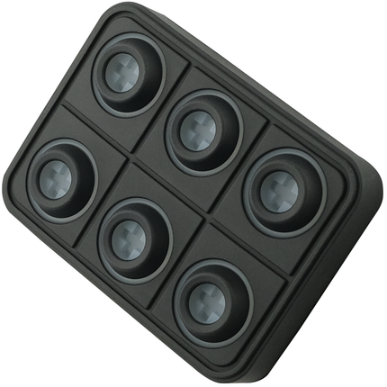 Keypad mit 6 Tasten (2X3), CAN, Deutsch Stecker - 12 / 24 V K2300SI/6 - Hischier Auto AG