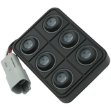 Keypad mit 6 Tasten (2X3), CAN, Deutsch Stecker - 12 / 24 V K2300SI/6