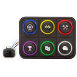 Keypad mit 6 Tasten (2X3), CAN, Deutsch Stecker - 12 / 24 V K2300SI/6