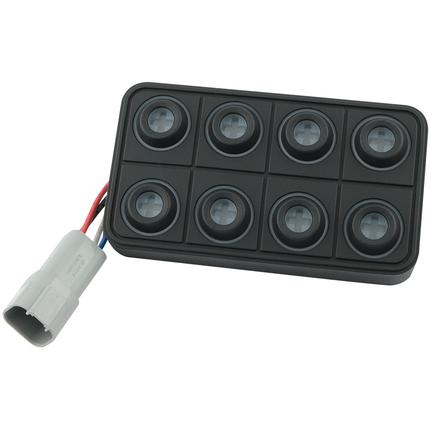 Keypad mit 8 Tasten (2X4), CAN, Deutsch Stecker - 12 / 24 V K2400SI/8 - Hischier Auto AG