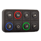 Keypad mit 8 Tasten (2X4), CAN, Deutsch Stecker - 12 / 24 V K2400SI/8