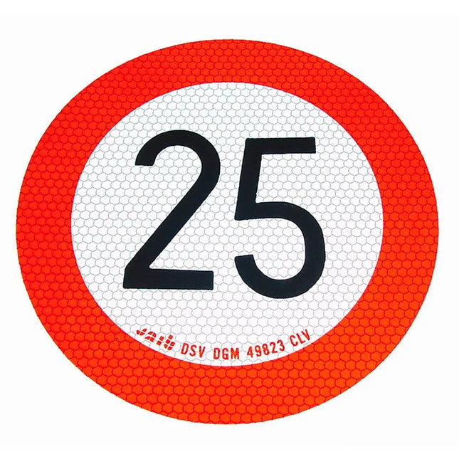 Geschwindigkeits-Begrenzungs-Schild 25 km/h - K25 - 1 - Stück Diverse