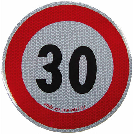 Geschwindigkeits-Begrenzungs-Schild 30 km/h - 1 - Stück Diverse