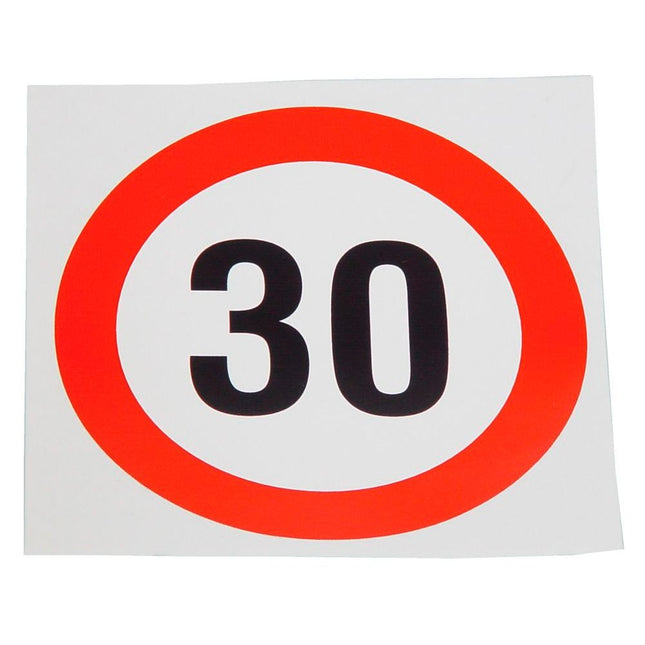 Geschwindigkeits-Begrenzungs-Schild 30 km/h K30BK