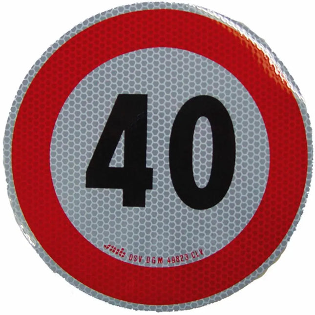 Geschwindigkeits-Begrenzungs-Schild 40 km/h - K40 - 1 - Stück Diverse