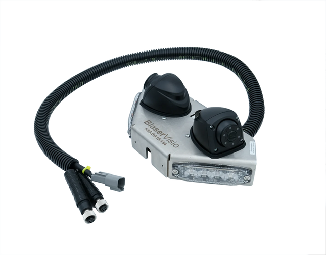 HD-QVK-Kameraset, 3 m ABS-Stecker, Warnlicht integriert - K410W03 - 1 - Stück Diverse
