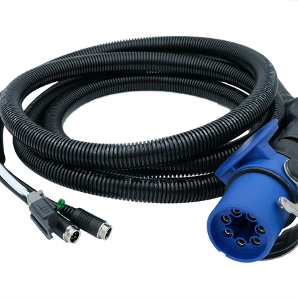 HD-QVK-Kameraset, 3 m ABS-Stecker, Warnlicht integriert - K410W03 - 1 - Stück Diverse
