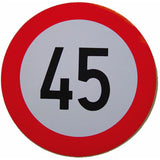 Geschwindigkeits-Begrenzungs-Schild 45 km/h K45B