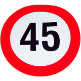 Geschwindigkeits-Begrenzungs-Schild 45 km/h K45BK