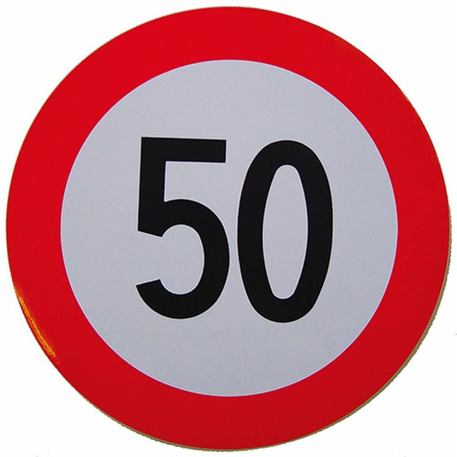 Geschwindigkeits-Begrenzungs-Schild 50 km/h K50B