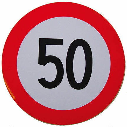 Geschwindigkeits-Begrenzungs-Schild 50 km/h