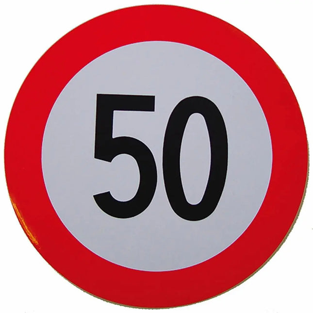 Geschwindigkeits-Begrenzungs-Schild 50 km/h - K50 - 1 - Stück Diverse