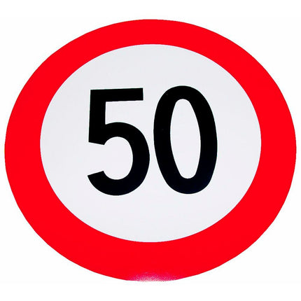 Geschwindigkeits-Begrenzungs-Schild 50 km/h
