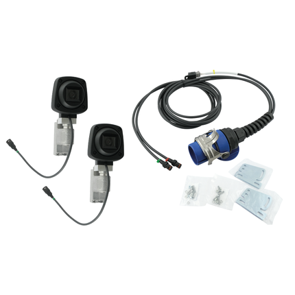 QVK Kameraset 50°,  ABS Stecker mit 3 Meter Anschlusskabel für die Einzelmontage, inkl. Warnlicht - 1 - Stück Diverse