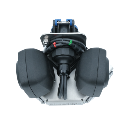 QVK Kameraset 50°, ABS Stecker mit 4.5 Meter Spiralkabel, Kamerahalter mit integrierten Warnlichtern und ABS Dose - K50KS04 - 1 - Stück Diverse