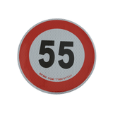 Geschwindigkeits-Begrenzungs-Schild 55 km/h K55B