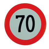Geschwindigkeits-Begrenzungs-Schild 70 km/h K70BK