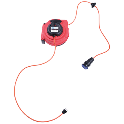 Kabelaufroller PUR 3 x 1.5 / 15 m mit Stecker 230 VAC, IP55