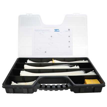 Kabelbindersortiment natur / transparent