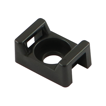 Kabelbindersockel für Kabelbinder schwarz