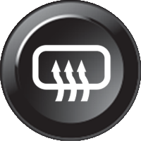 Symboleinsatz 15 mm Heckscheibenentfroster