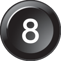 Symboleinsatz 15 mm Nummer 8