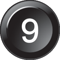 Symboleinsatz 15 mm Nummer 9